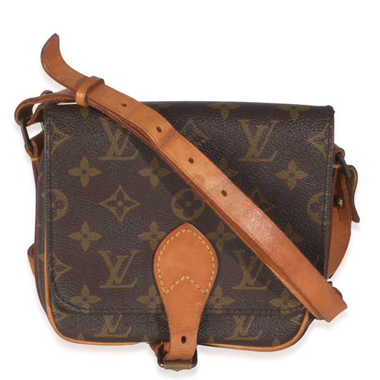 Louis Vuitton Cartouchiere 17 Monogram Canvas Handbag