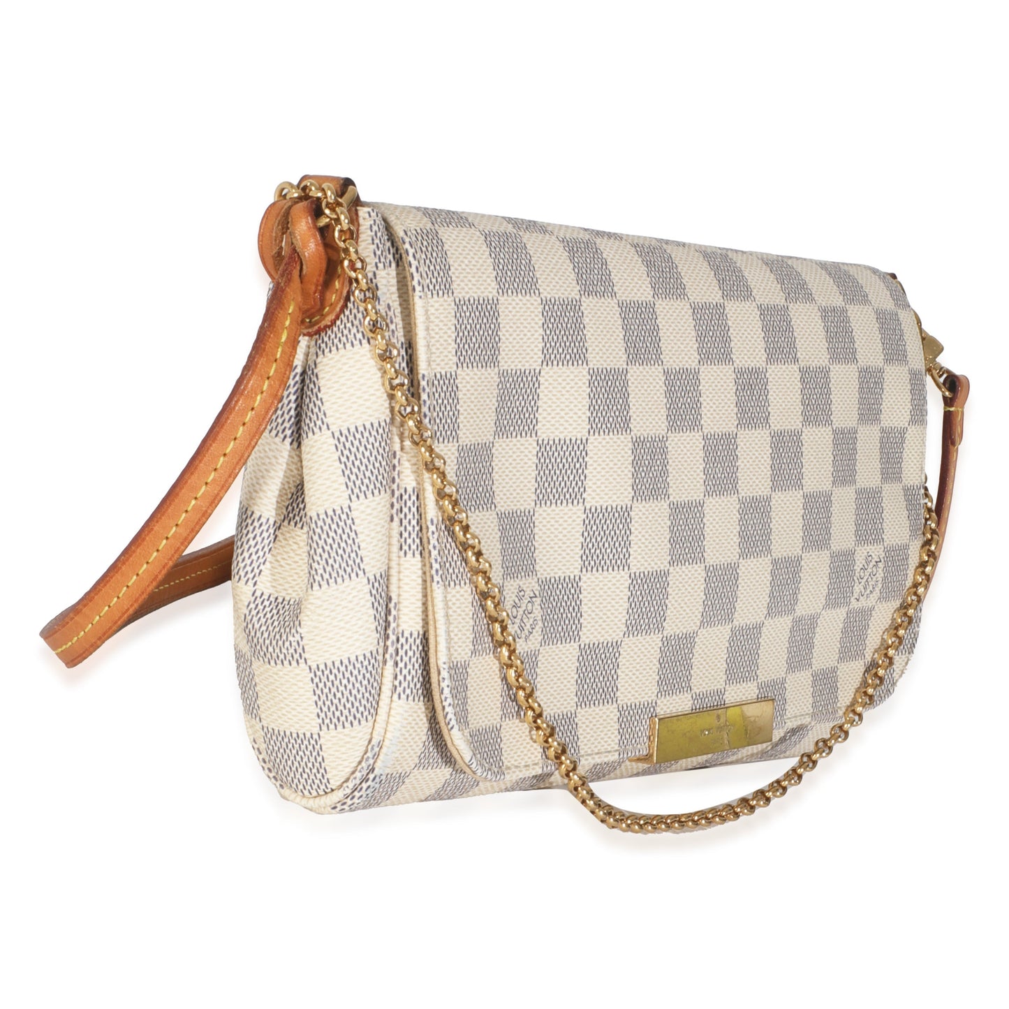 Louis Vuitton Damier Azur Favorite MM Canvas Handbag
