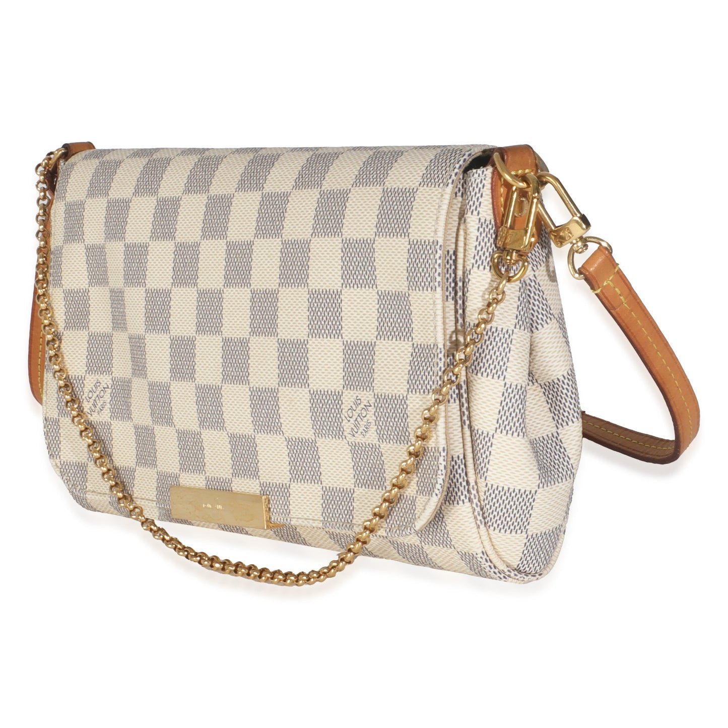 Louis Vuitton Damier Azur Favorite MM Canvas Handbag
