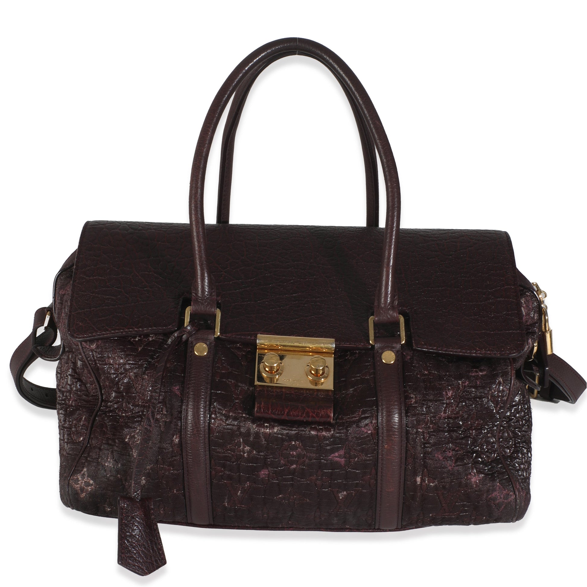 Louis Vuitton Bordeaux Volupte Psyche Monogram Handbag