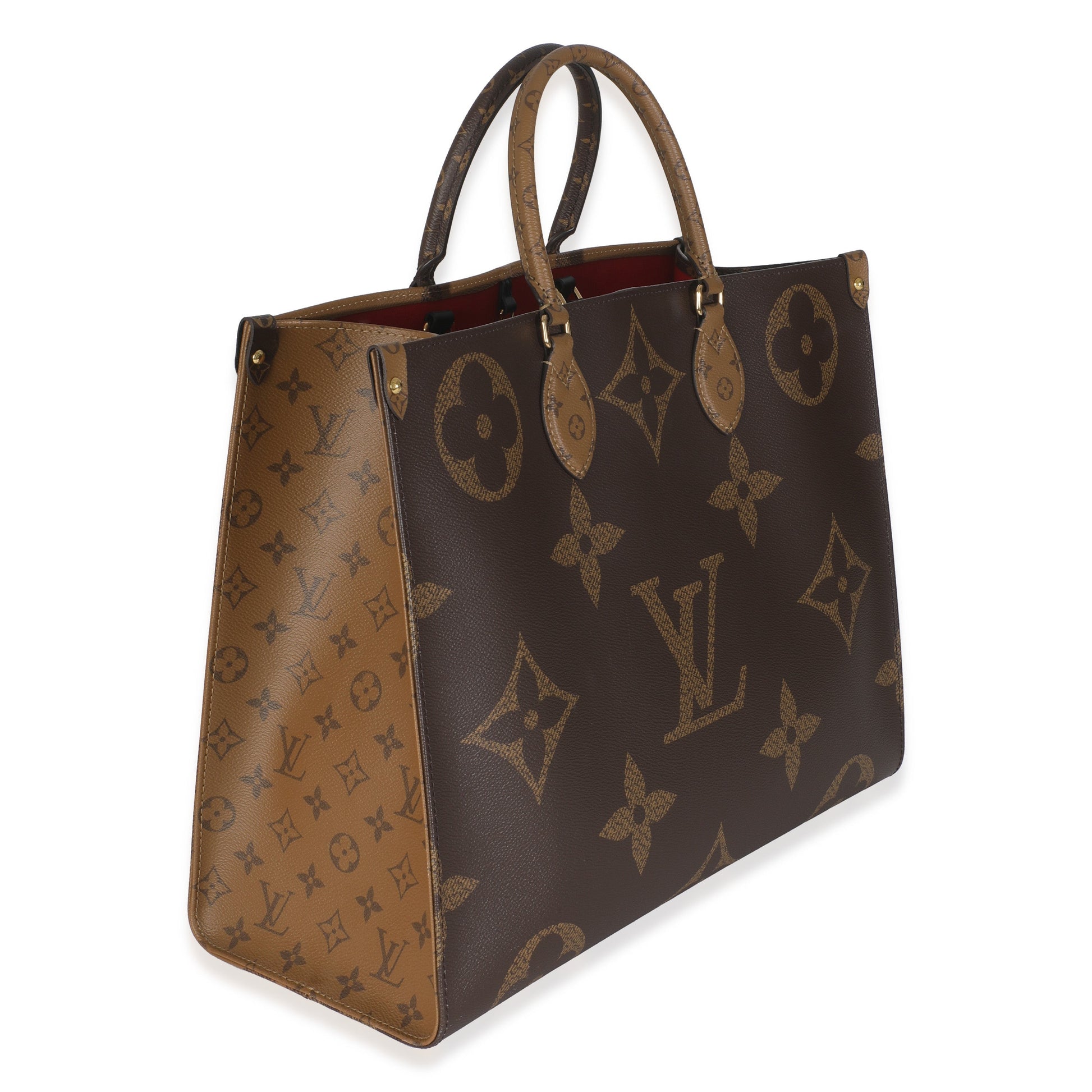 Louis Vuitton Reverse Onthego GM Monogram Canvas Handbag 4