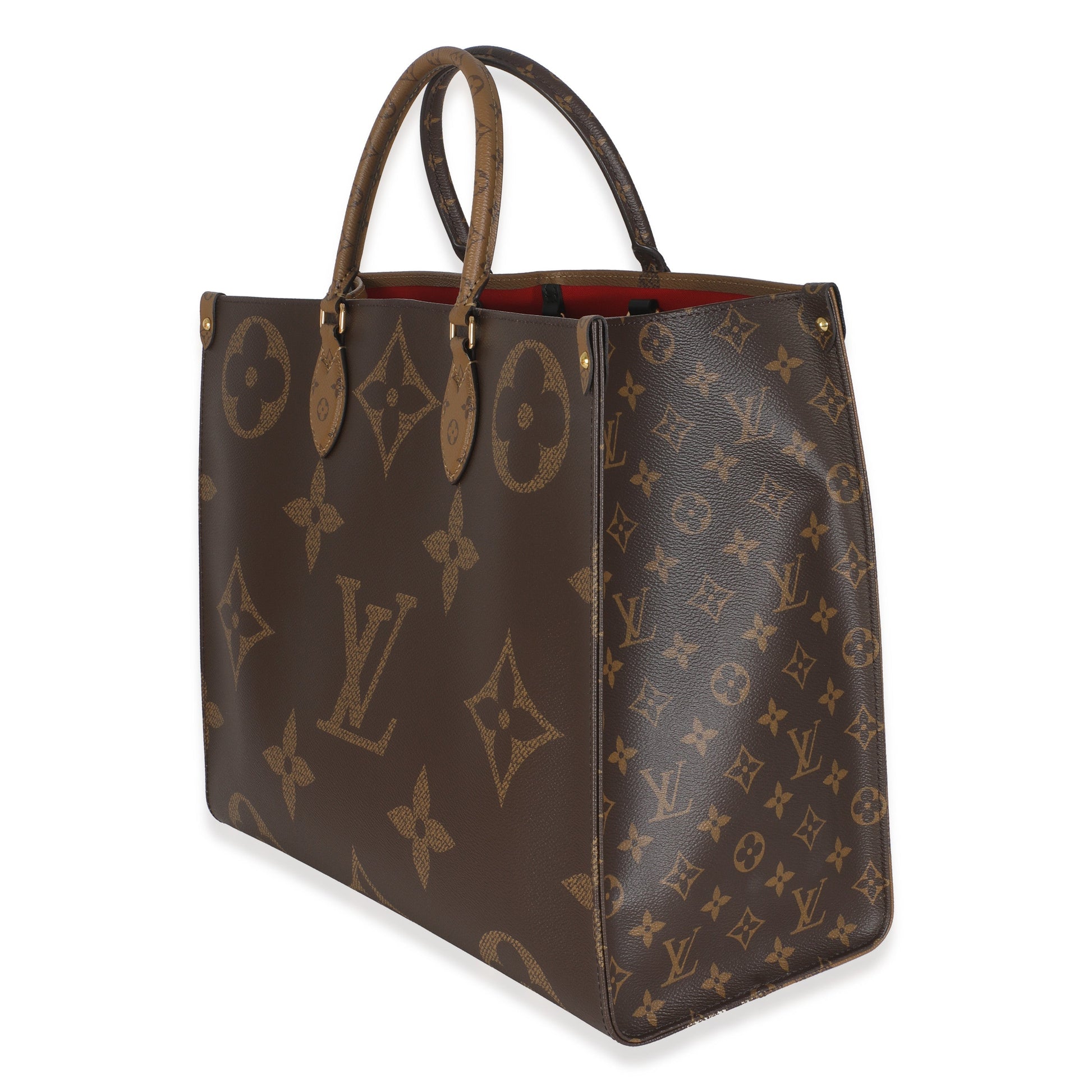 Louis Vuitton Reverse Onthego GM Monogram Canvas Handbag 4