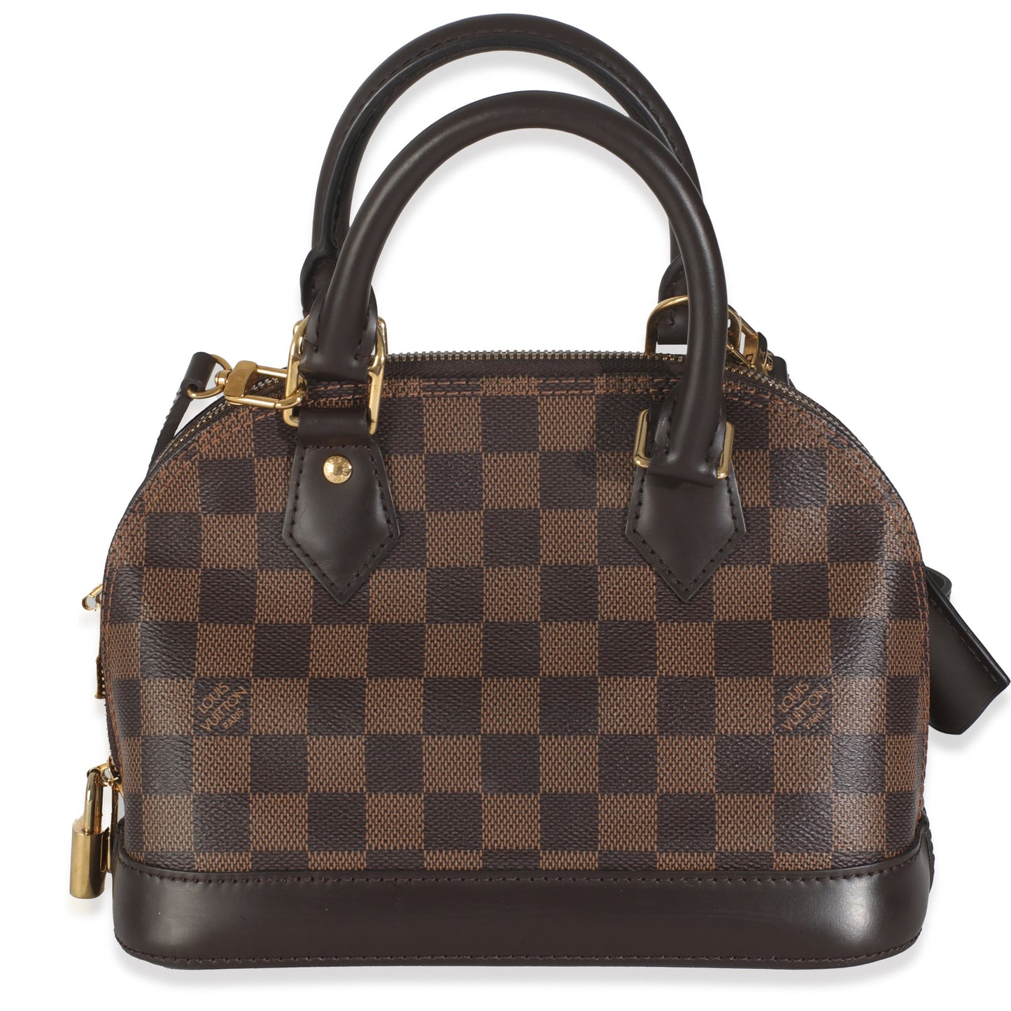 Louis Vuitton Damier Ebene Alma BB Canvas Handbag 4