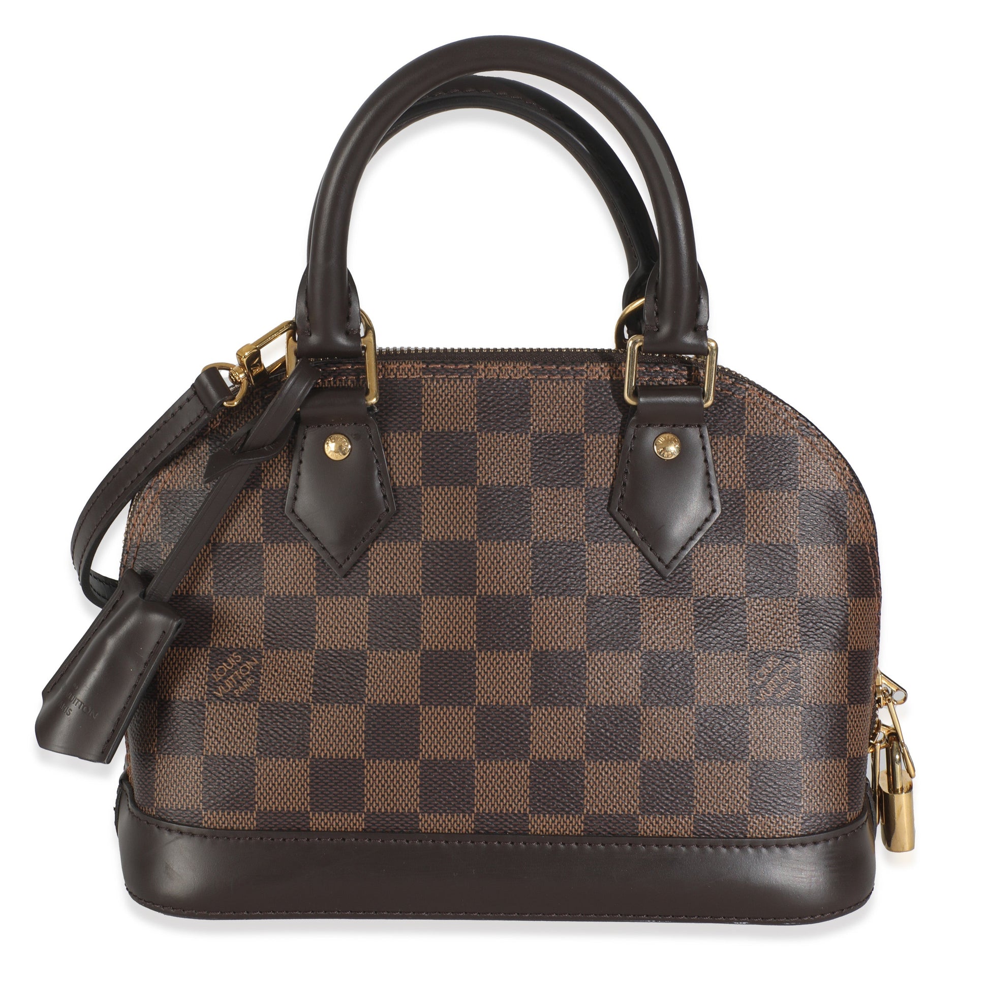 Louis Vuitton Damier Ebene Alma BB Canvas Handbag 4