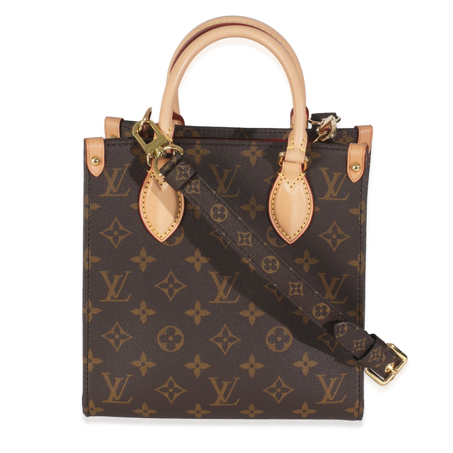Louis Vuitton Sac Plat BB NM Monogram Canvas Handbag