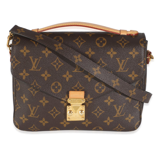Louis Vuitton Pochette Metis Monogram Canvas Clutch Bag 4
