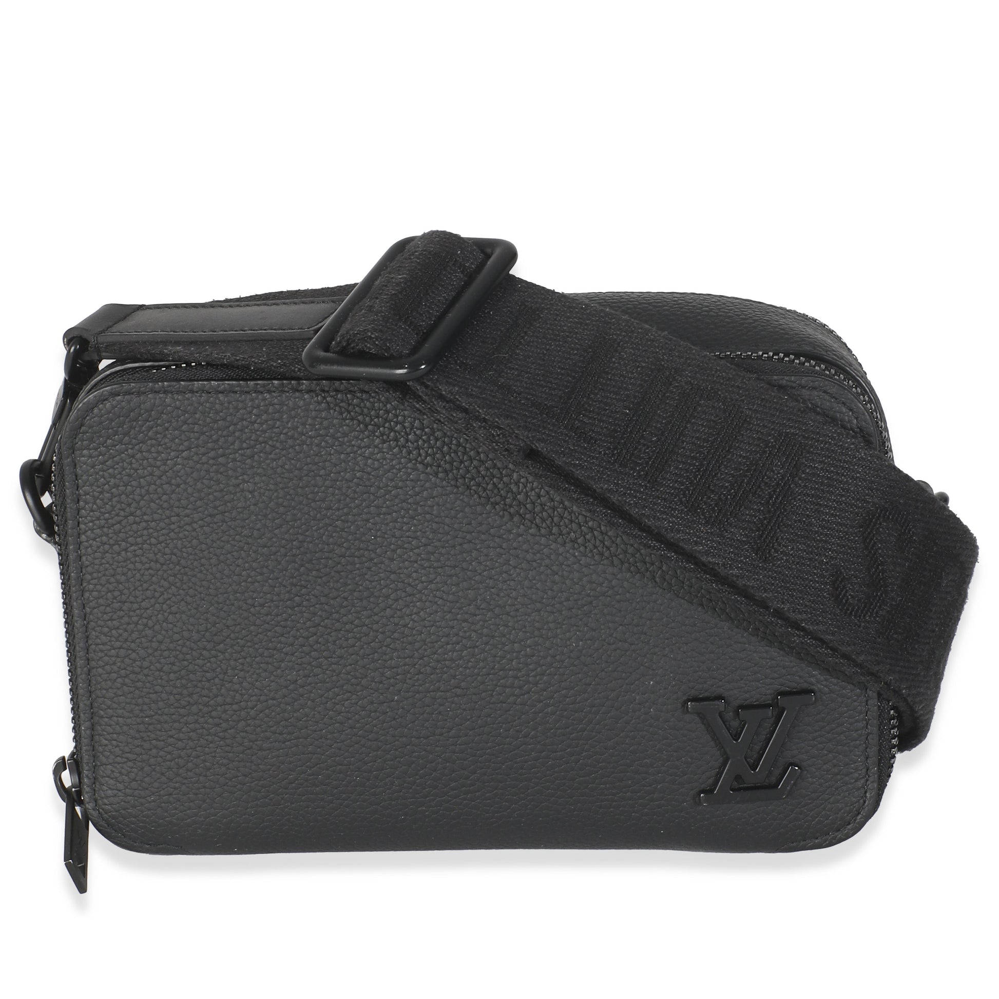 Louis Vuitton Taurillon Alpha Wearable Black Wallet Case