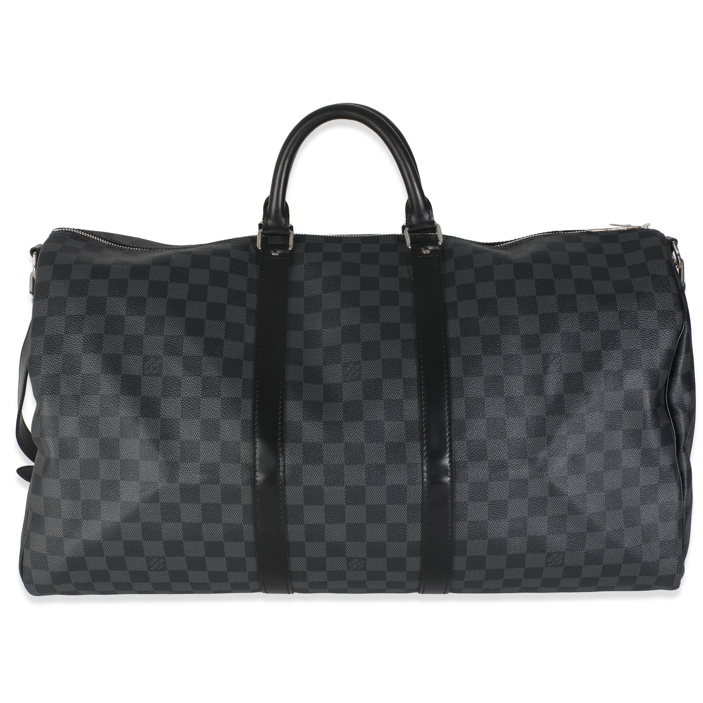 Louis Vuitton Damier Graphite Keepall Bandouliere 55 Canvas Handbag