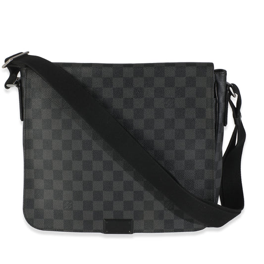 Louis Vuitton Damier Graphite District Messenger Canvas Crossbody Bag