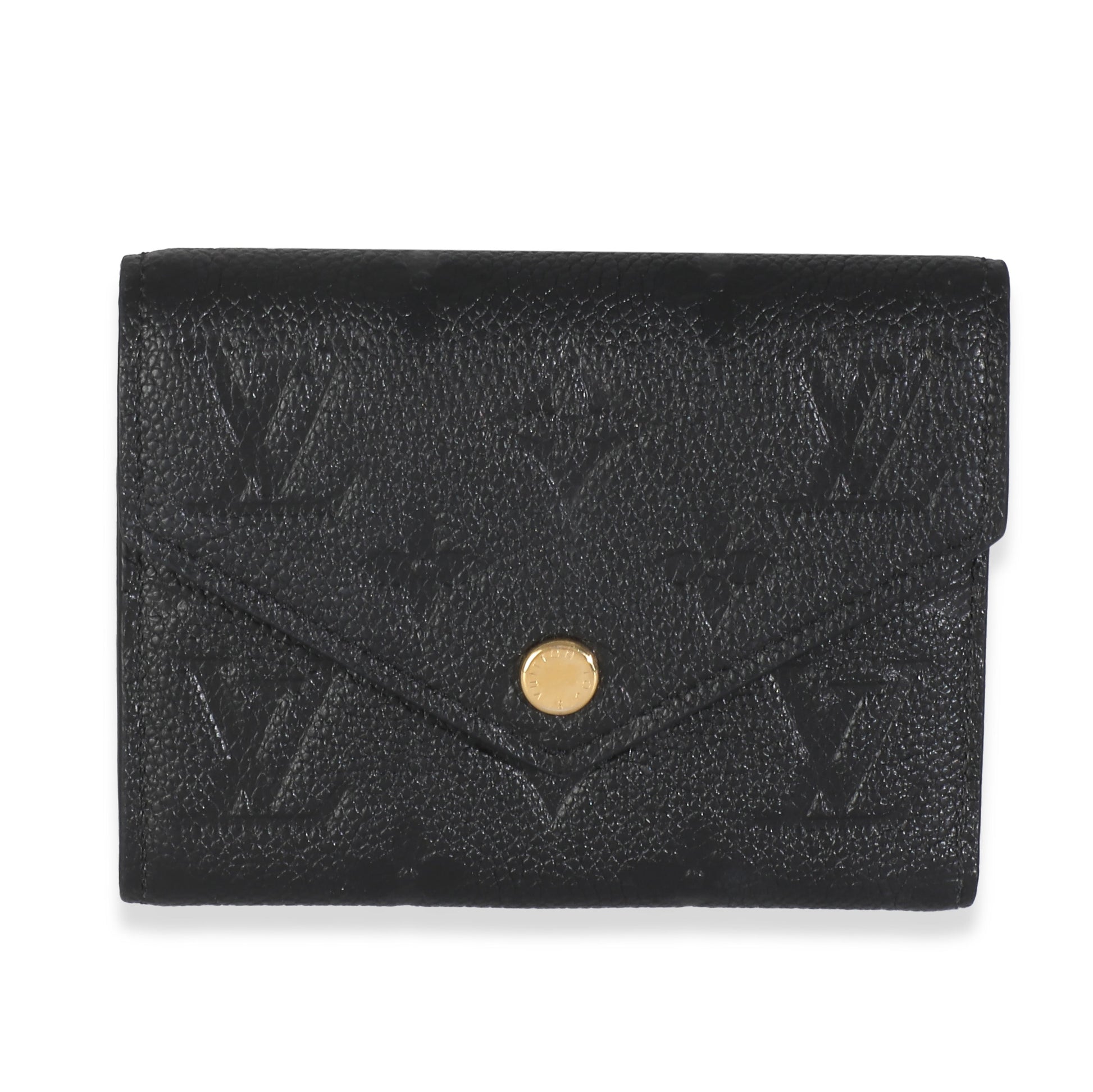 Louis Vuitton Empreinte Victorine Monogram Black Wallet Case