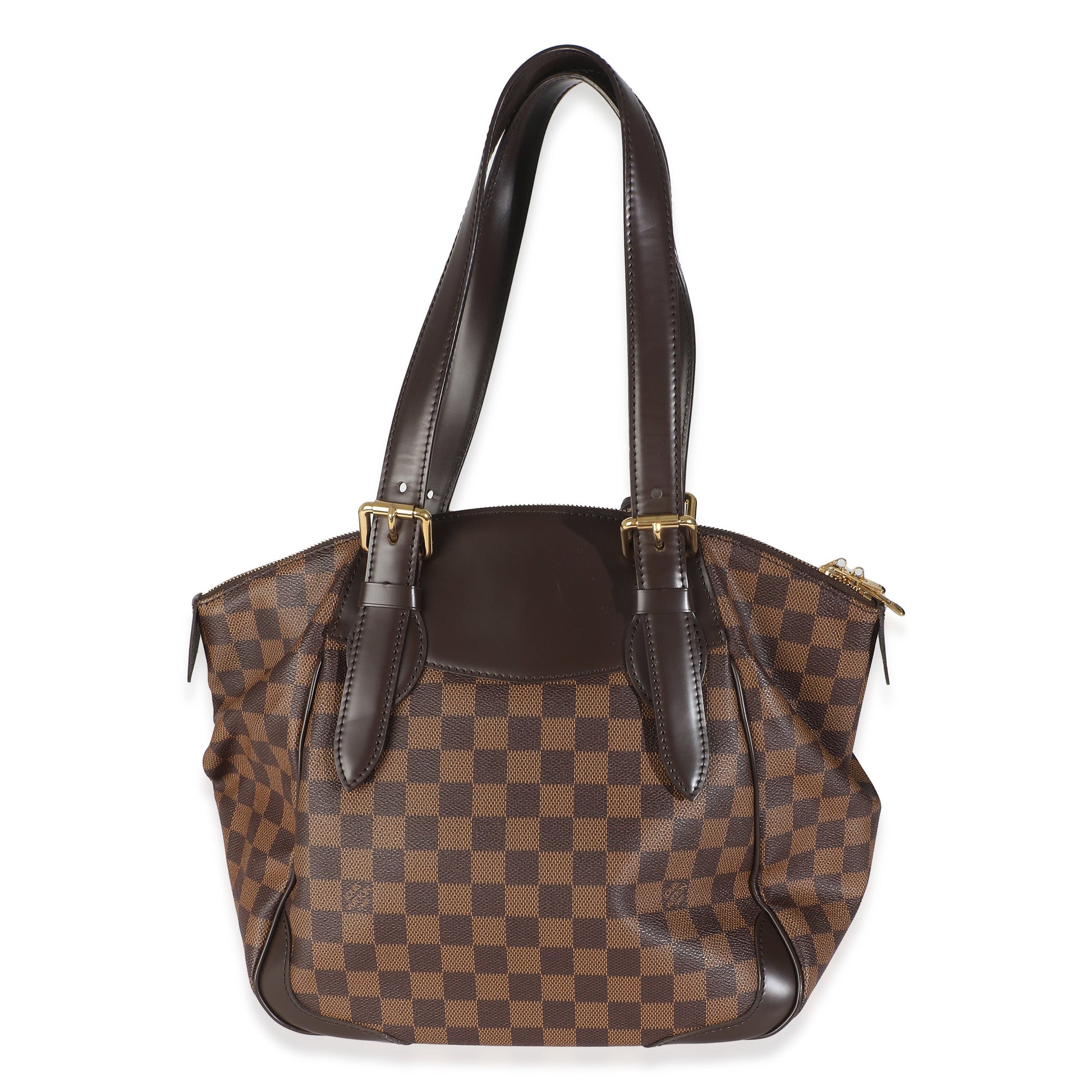 Louis Vuitton Damier Ebene Verona MM Canvas Handbag