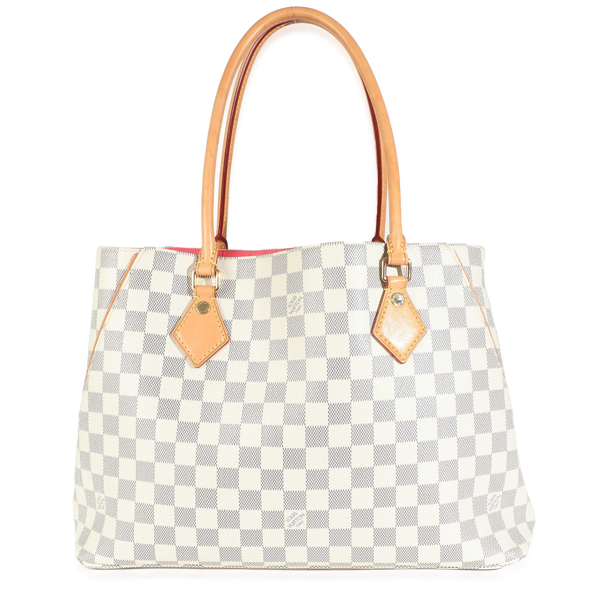 Louis Vuitton Damier Azur Cai Canvas Handbag