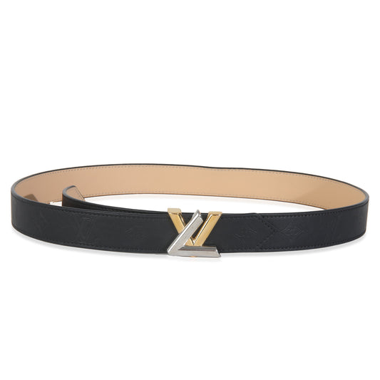 Louis Vuitton CalfskinTwist 90 36 Monogram Black Belt