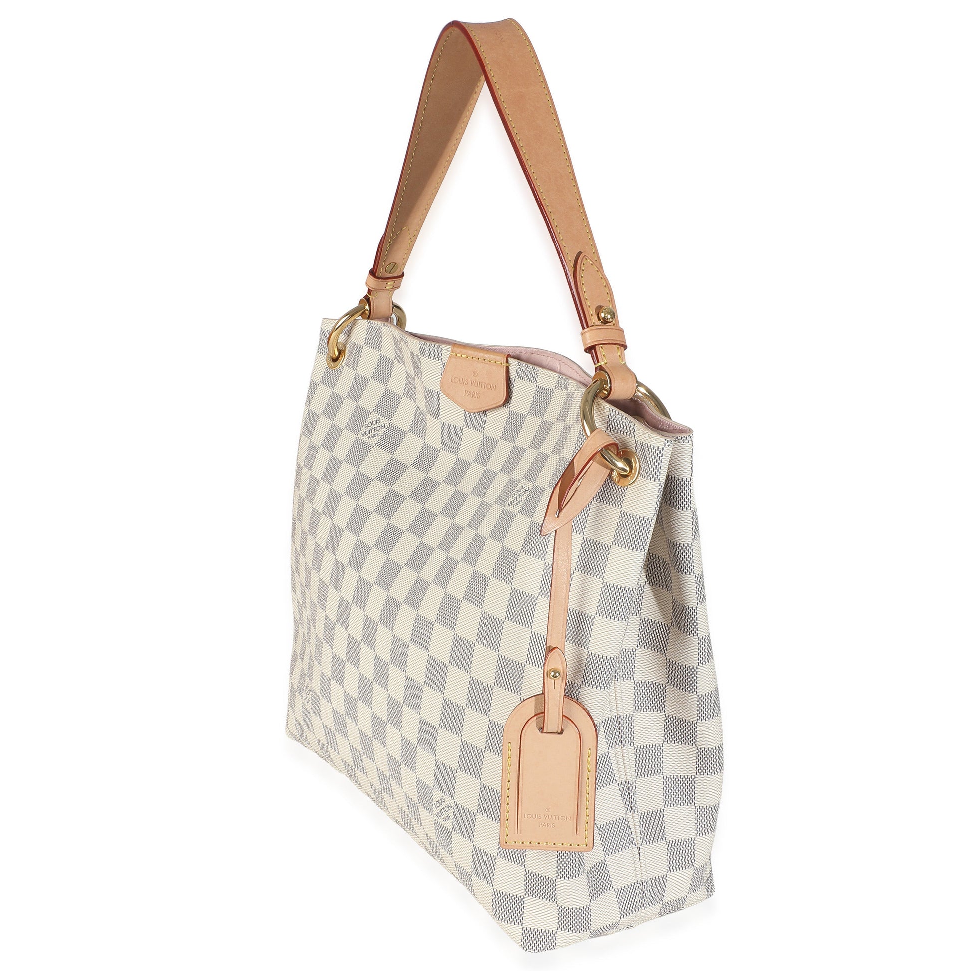 Louis Vuitton Damier Azur Graceful PM Canvas Handbag