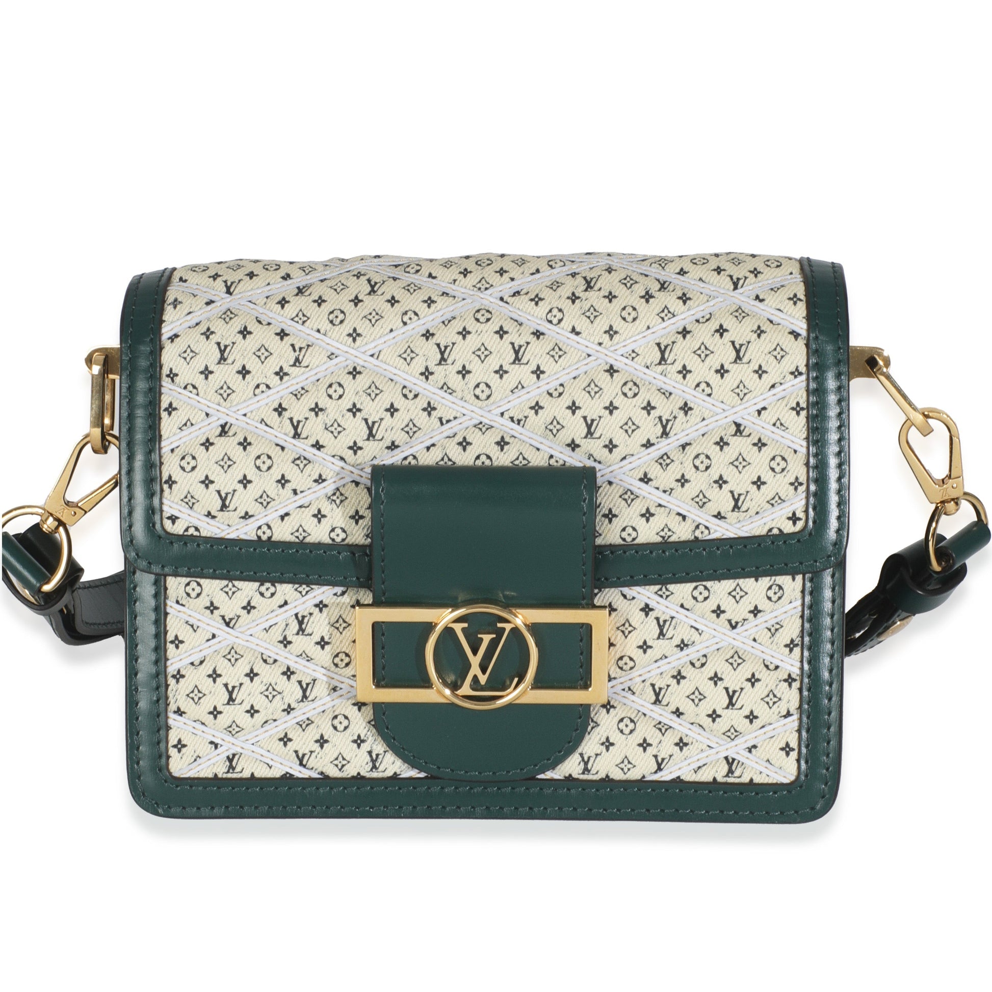 Louis Vuitton Printed Dauphine Monogram Denim Mini Bag
