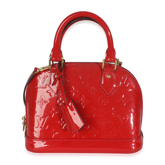 Louis Vuitton Rose Indien Vernis Alma BB Handbag