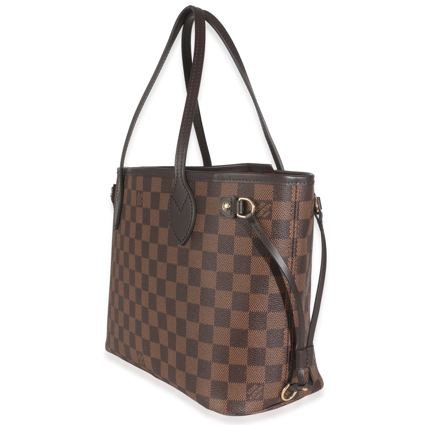 Louis Vuitton Damier Ebene Neverfull PM Canvas Tote Bag