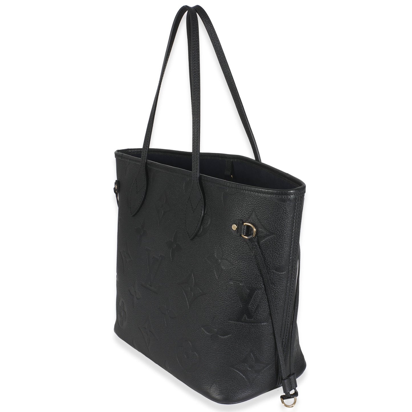 Louis Vuitton Empreinte Neverfull MM Monogram Black Tote Bag Neverfull Mm