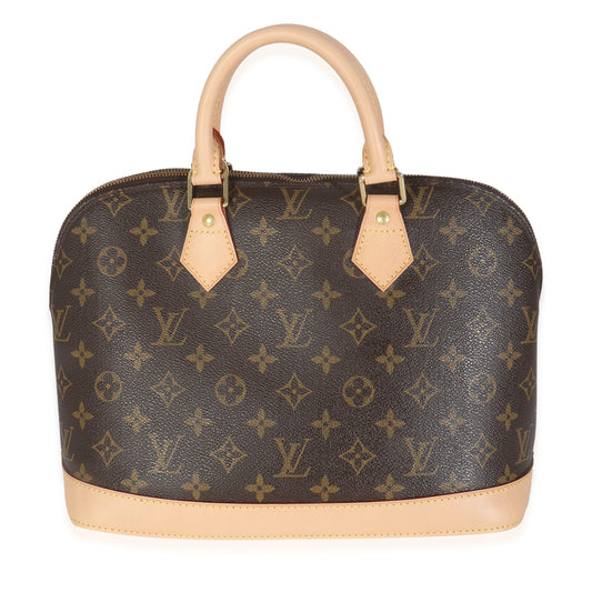 Louis Vuitton Alma PM Monogram Canvas Handbag Alma Pm