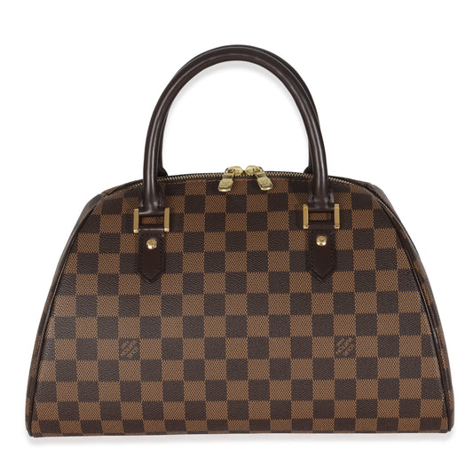 Louis Vuitton Damier Ebene Ribera MM Canvas Handbag Ribera Mm