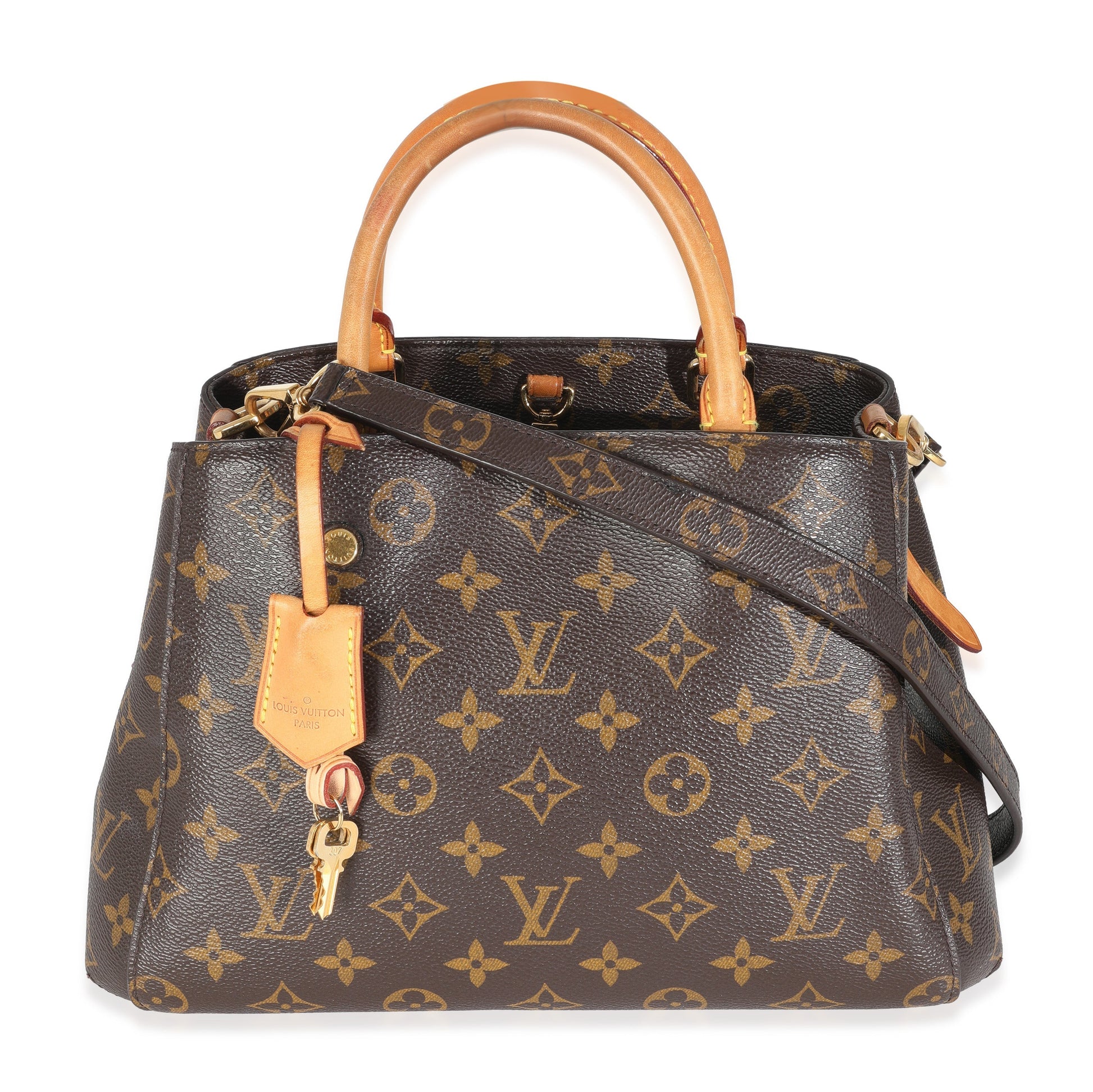 Louis Vuitton Montaigne BB Monogram Canvas Handbag