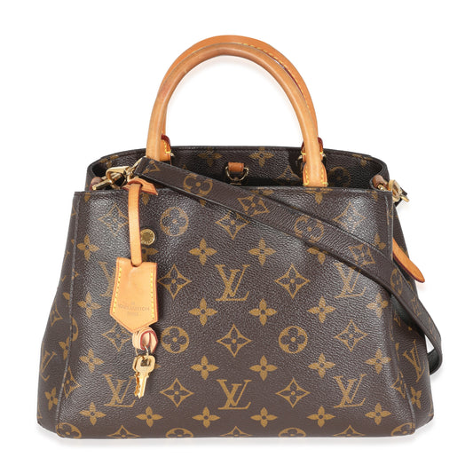 Louis Vuitton Montaigne BB Monogram Canvas Handbag