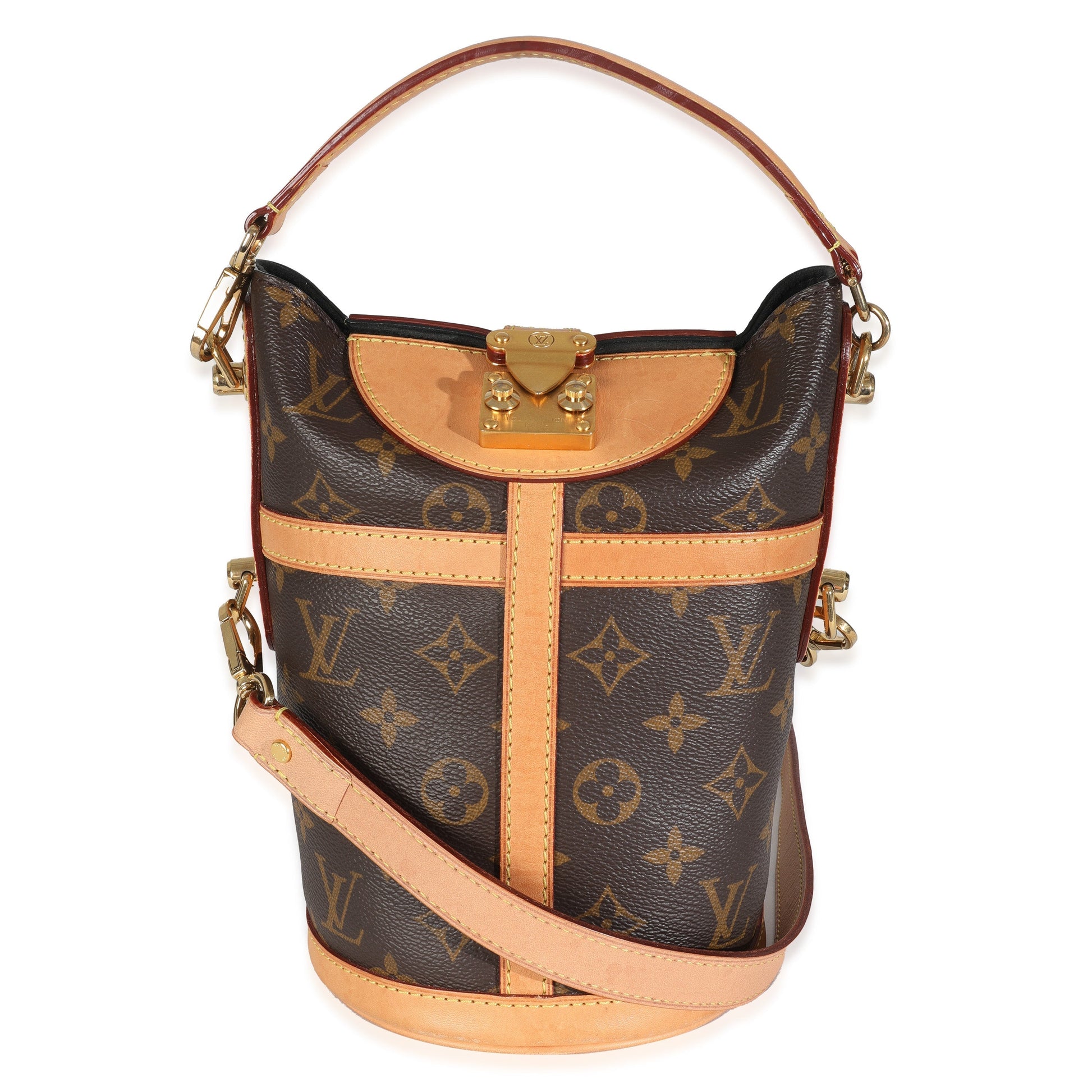 Louis Vuitton Duffle Monogram Canvas Travel Bag