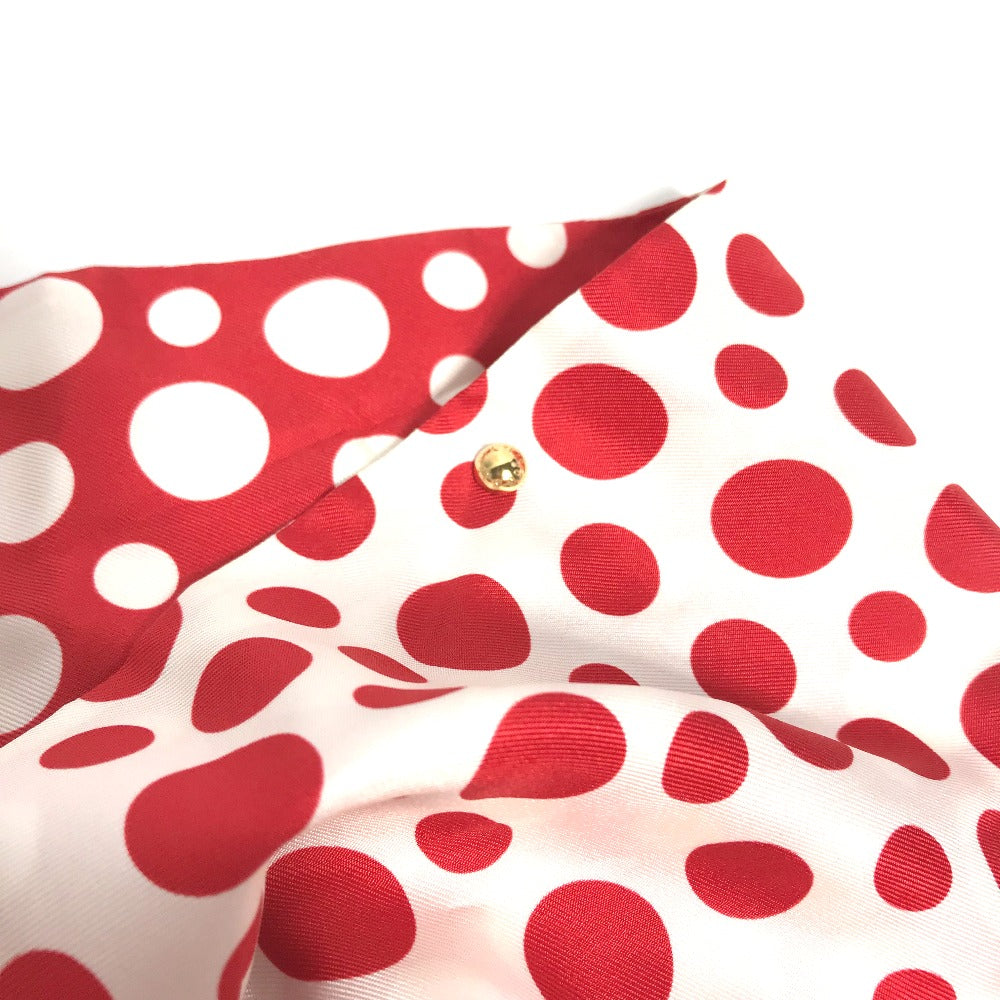 Louis Vuitton Scarf M74623 silk Yayoi Kusama Red