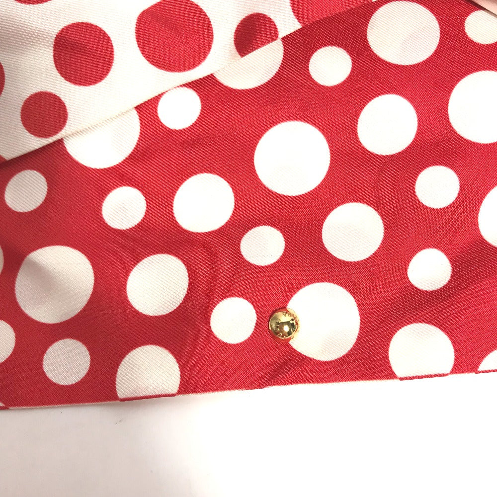 Louis Vuitton Scarf M74623 silk Yayoi Kusama Red