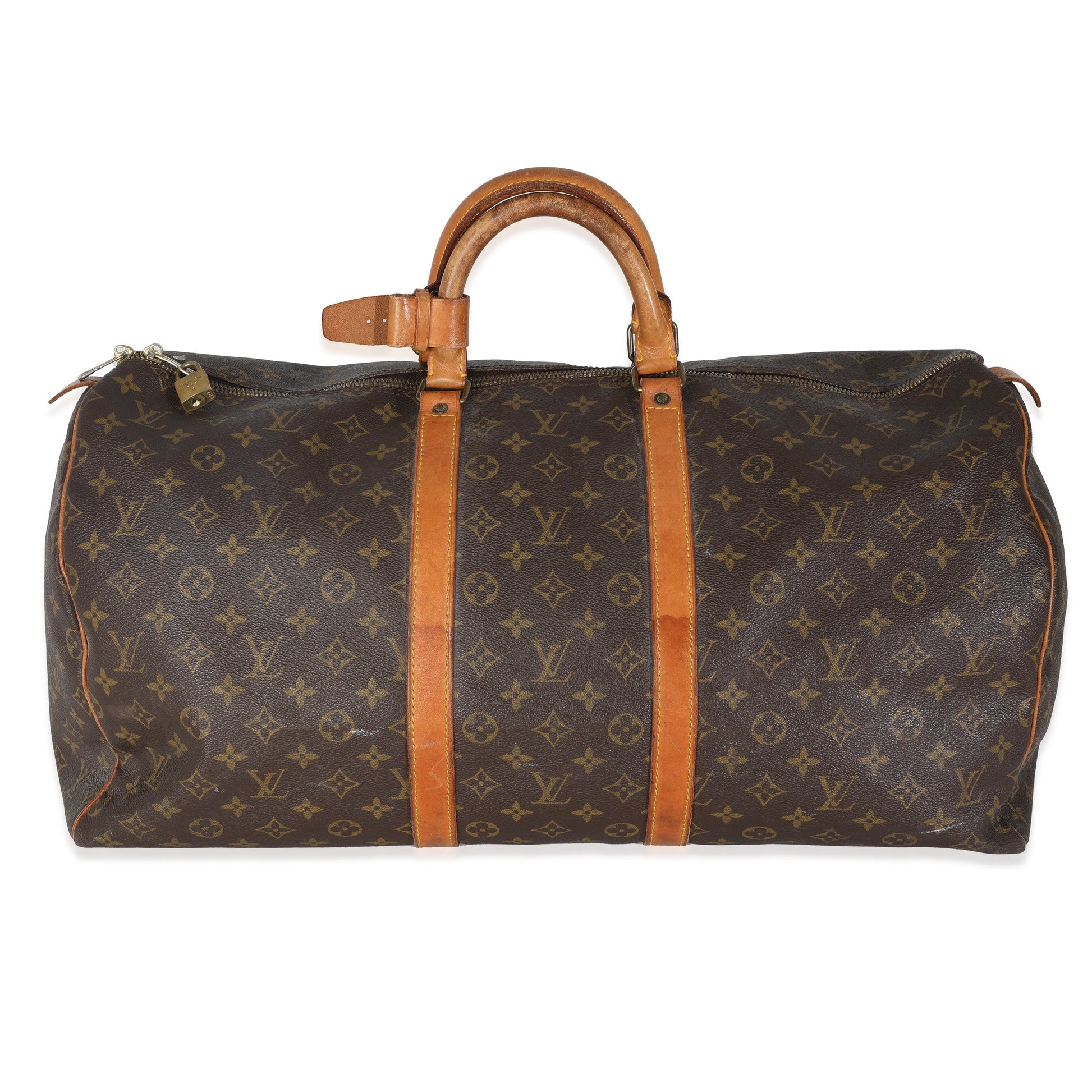 Louis Vuitton Keepall 50 Monogram Canvas Handbag Keepall 50