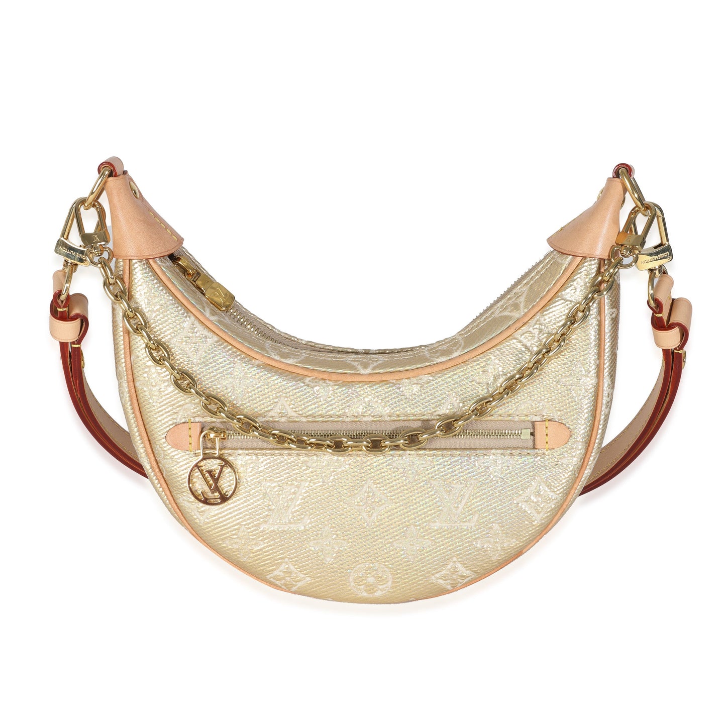 Louis Vuitton Jacquard Loop Monogram Gold Handbag