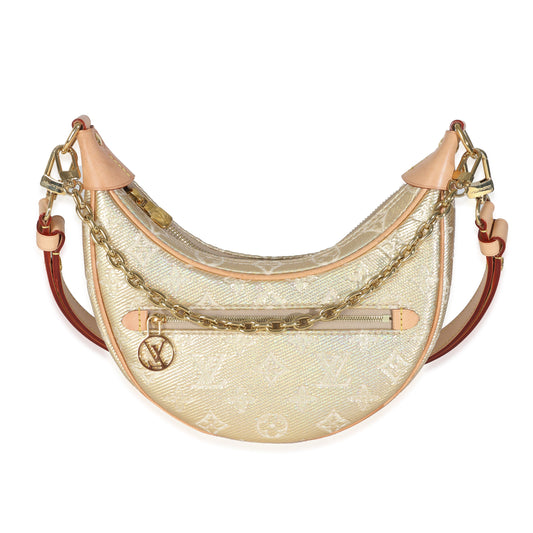 Louis Vuitton Jacquard Loop Monogram Gold Handbag