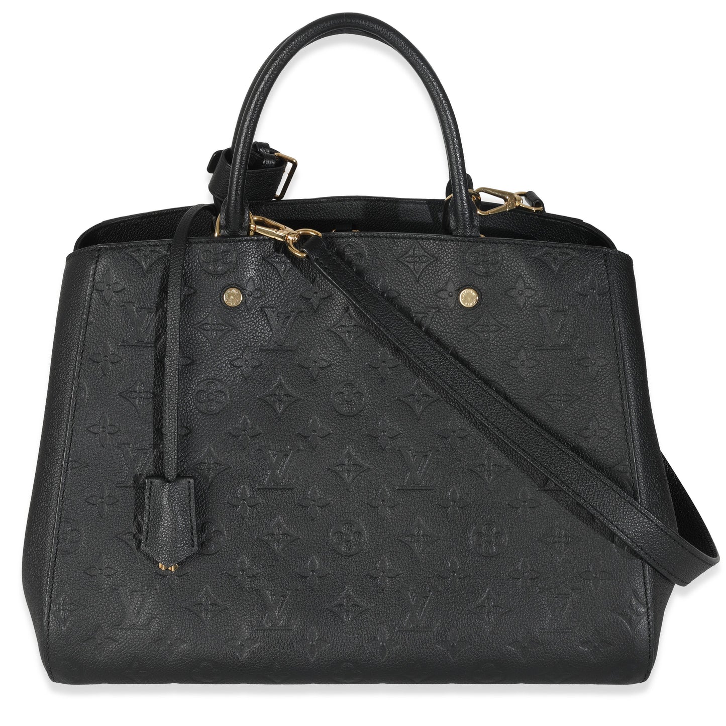 Louis Vuitton Empreinte Montaigne GM Monogram Black Handbag