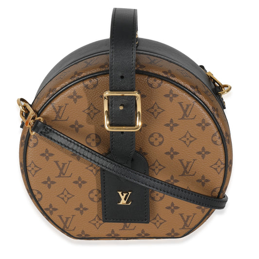 Louis Vuitton Reverse Petite Boite Chapeau Monogram Canvas Handbag