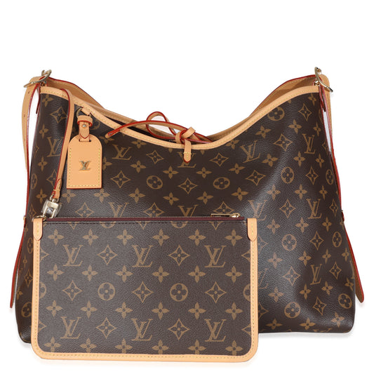 Louis Vuitton Carryall MM Monogram Canvas Handbag