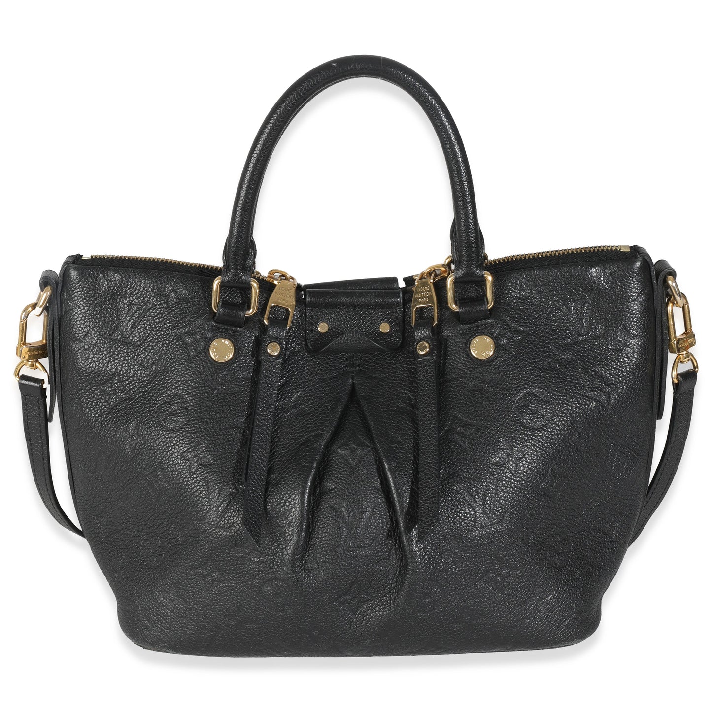 Louis Vuitton Empreinte Mazarine PM Monogram Black Handbag