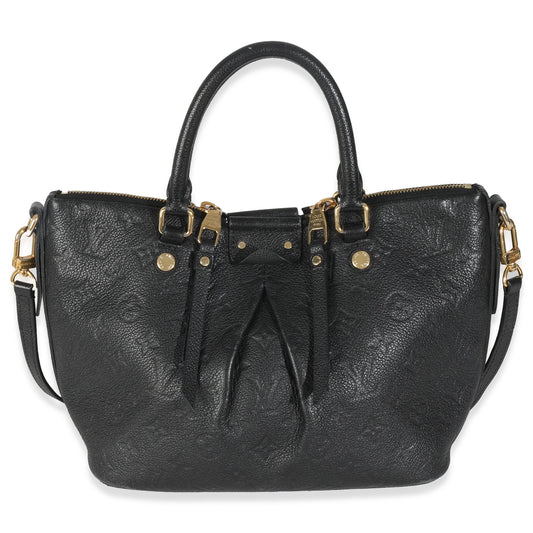 Louis Vuitton Empreinte Mazarine PM Monogram Black Handbag