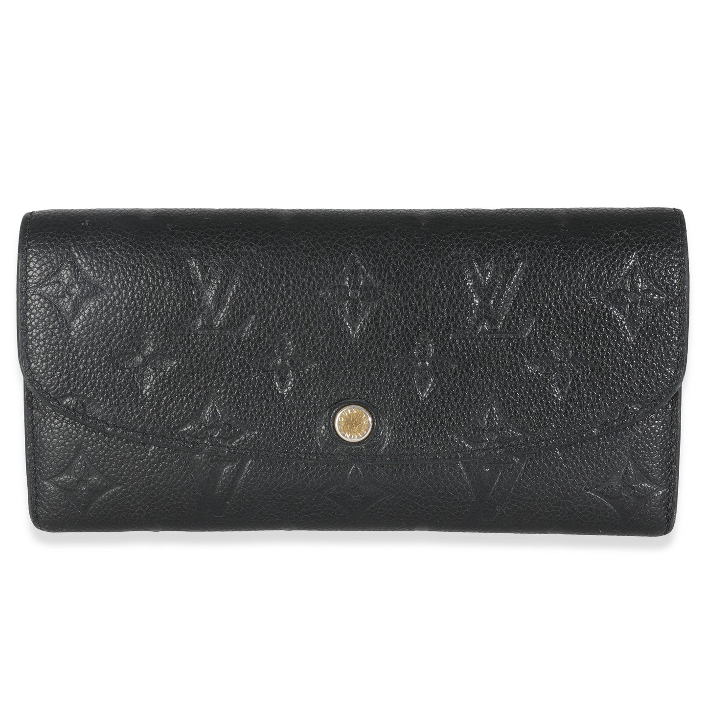 Louis Vuitton Empreinte Emilie Monogram Black Wallet Case