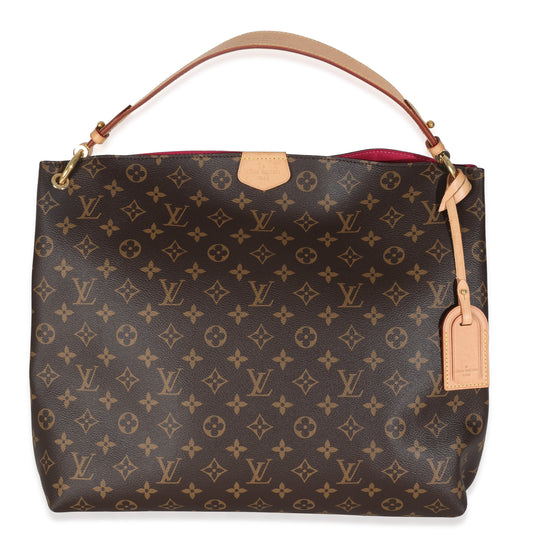 Louis Vuitton Graceful MM Monogram Canvas Handbag 3