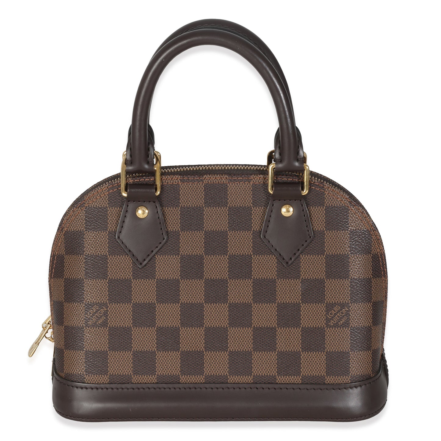 Louis Vuitton Damier Ebene Alma BB Canvas Handbag 3