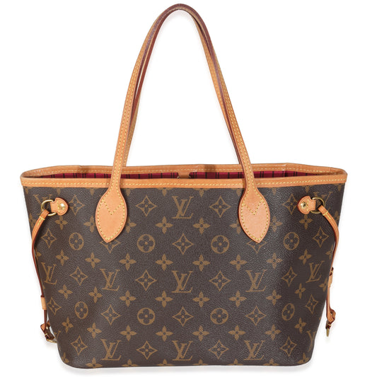 Louis Vuitton Pivoine Neverfull PM Monogram Canvas Tote Bag