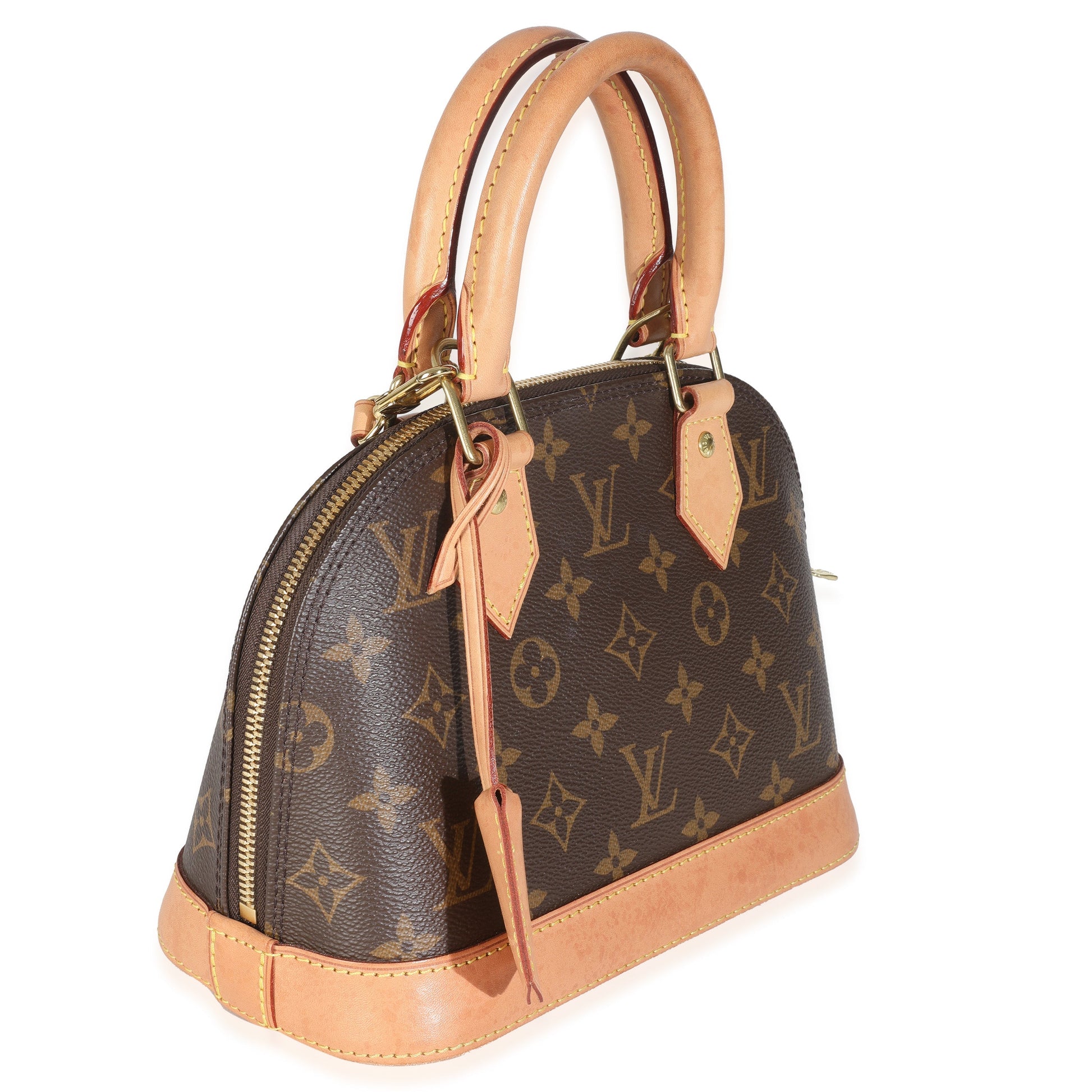 Louis Vuitton Alma BB Monogram Canvas Handbag