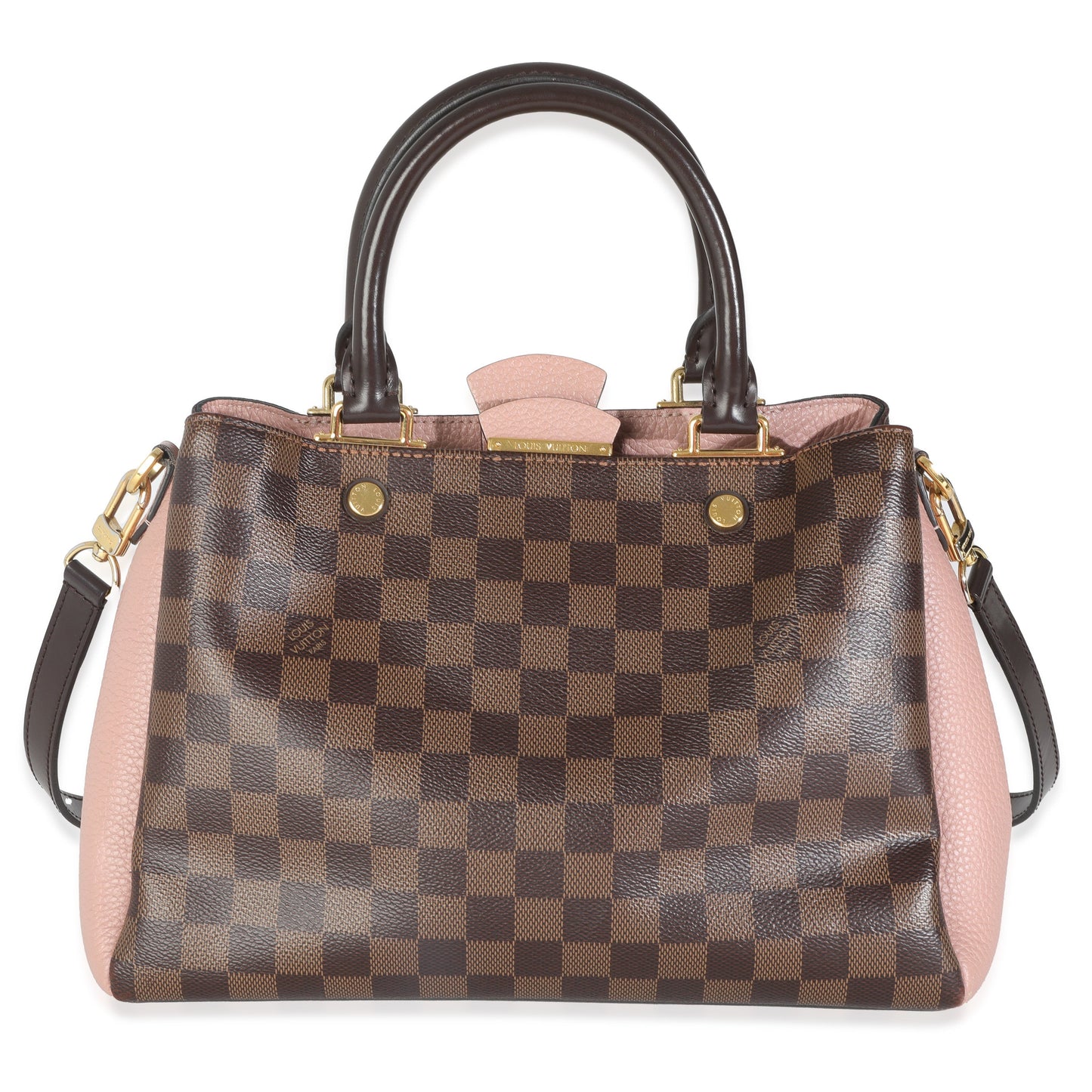 Louis Vuitton Magnolia Damier Ebene Brittany Canvas Handbag