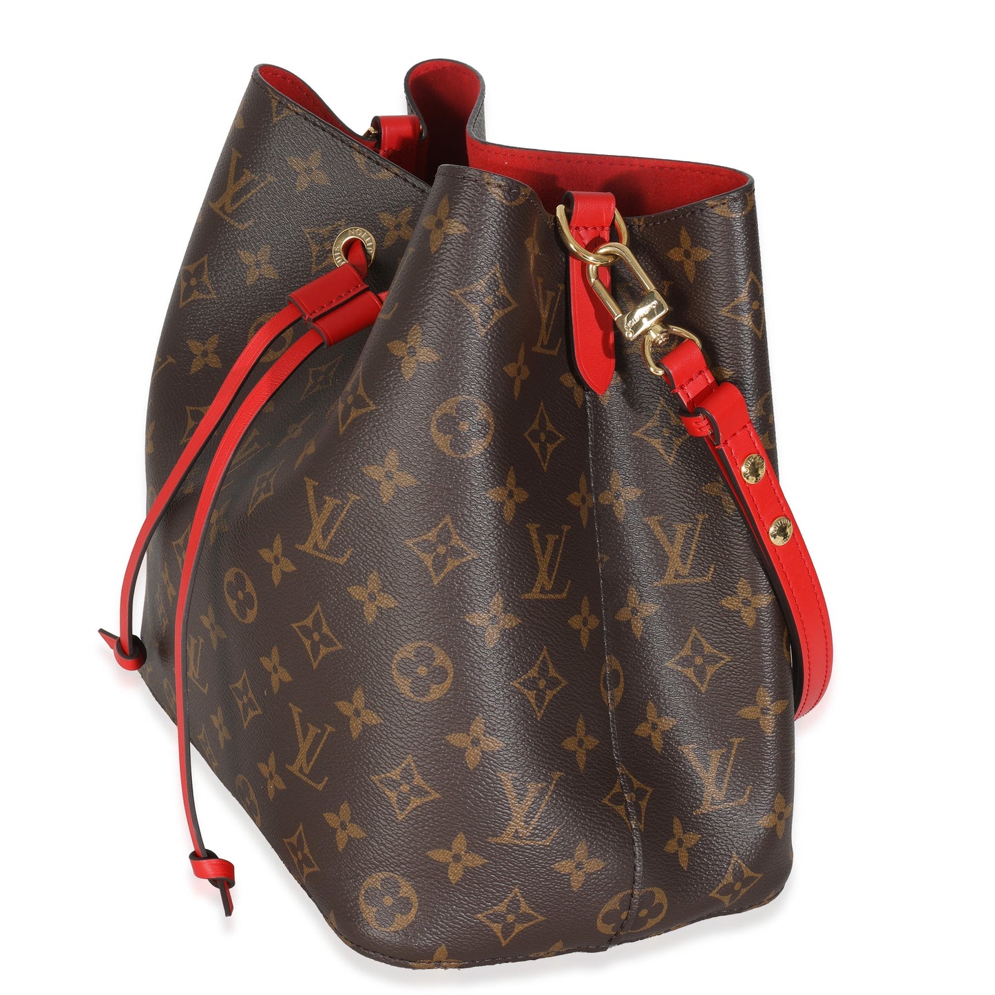 Louis Vuitton Coquelicot Neonoe MM Monogram Canvas Handbag