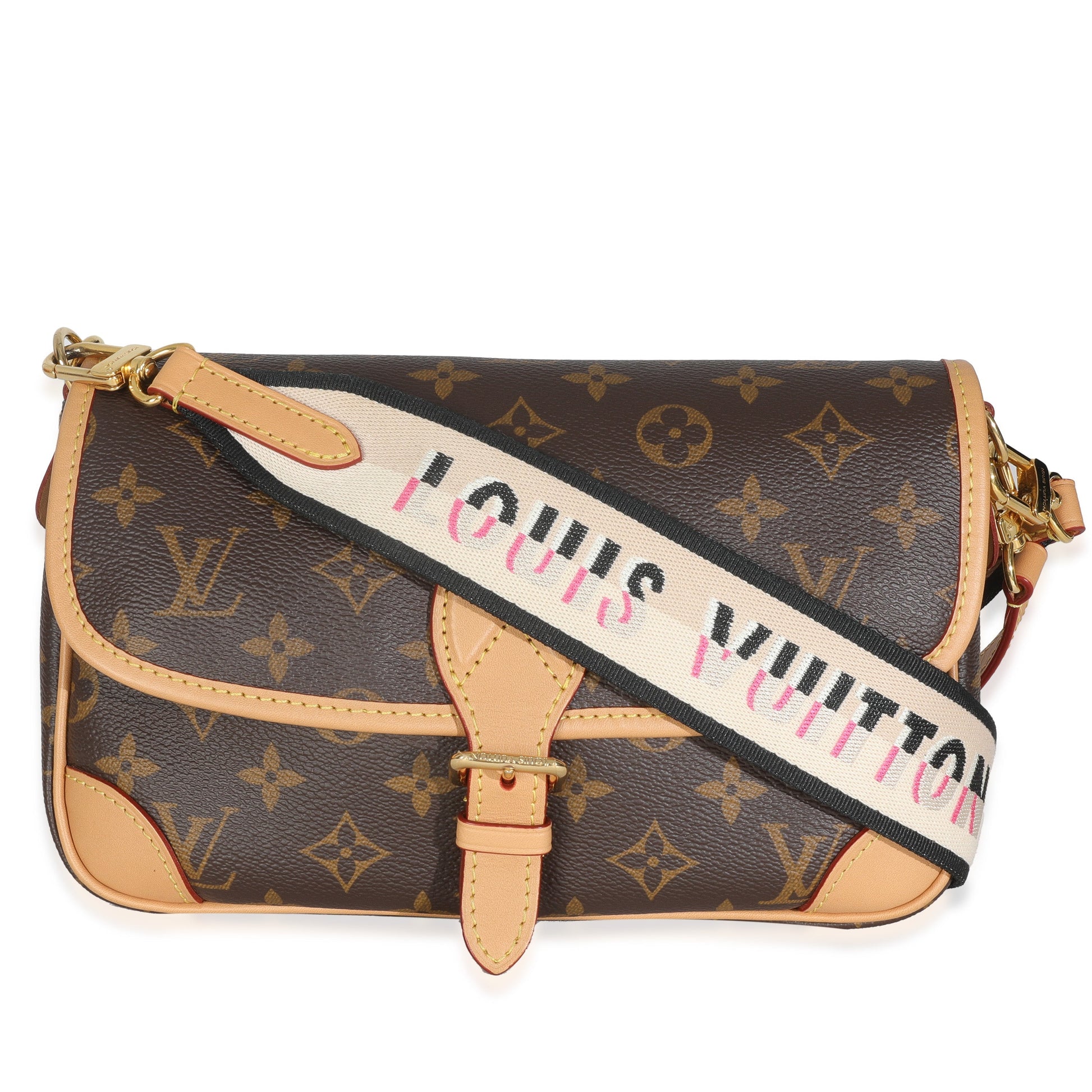 Louis Vuitton Diane Monogram Canvas Black Handbag