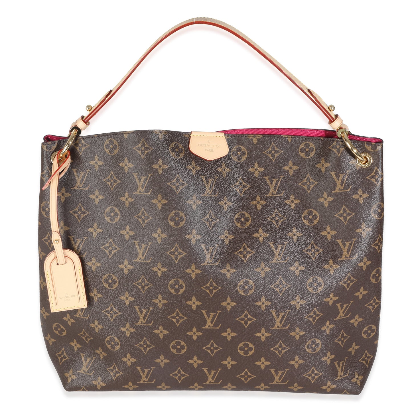 Louis Vuitton Graceful MM Monogram Canvas Handbag 4