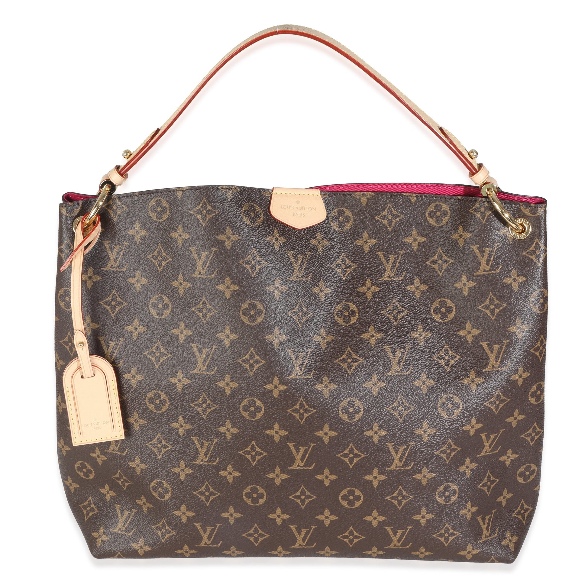 Louis Vuitton Graceful MM Monogram Canvas Handbag 4