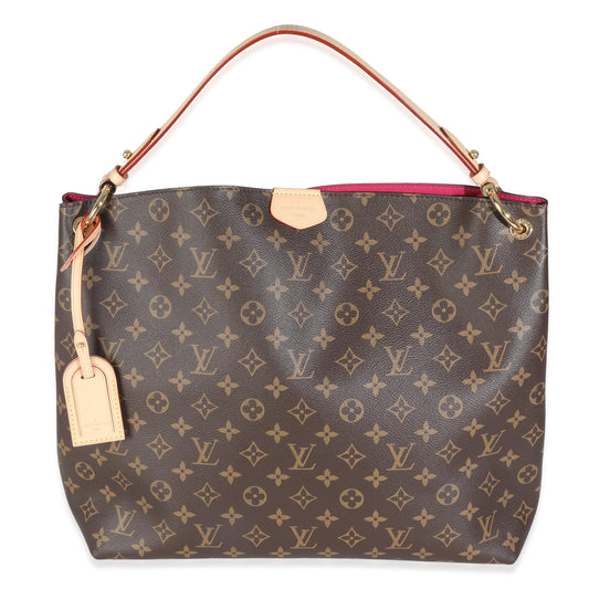 Louis Vuitton Graceful MM Monogram Canvas Handbag 4