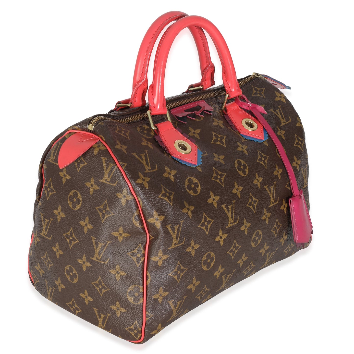 Louis Vuitton Flamingo Totem Speedy 30 Monogram Canvas Tote Bag