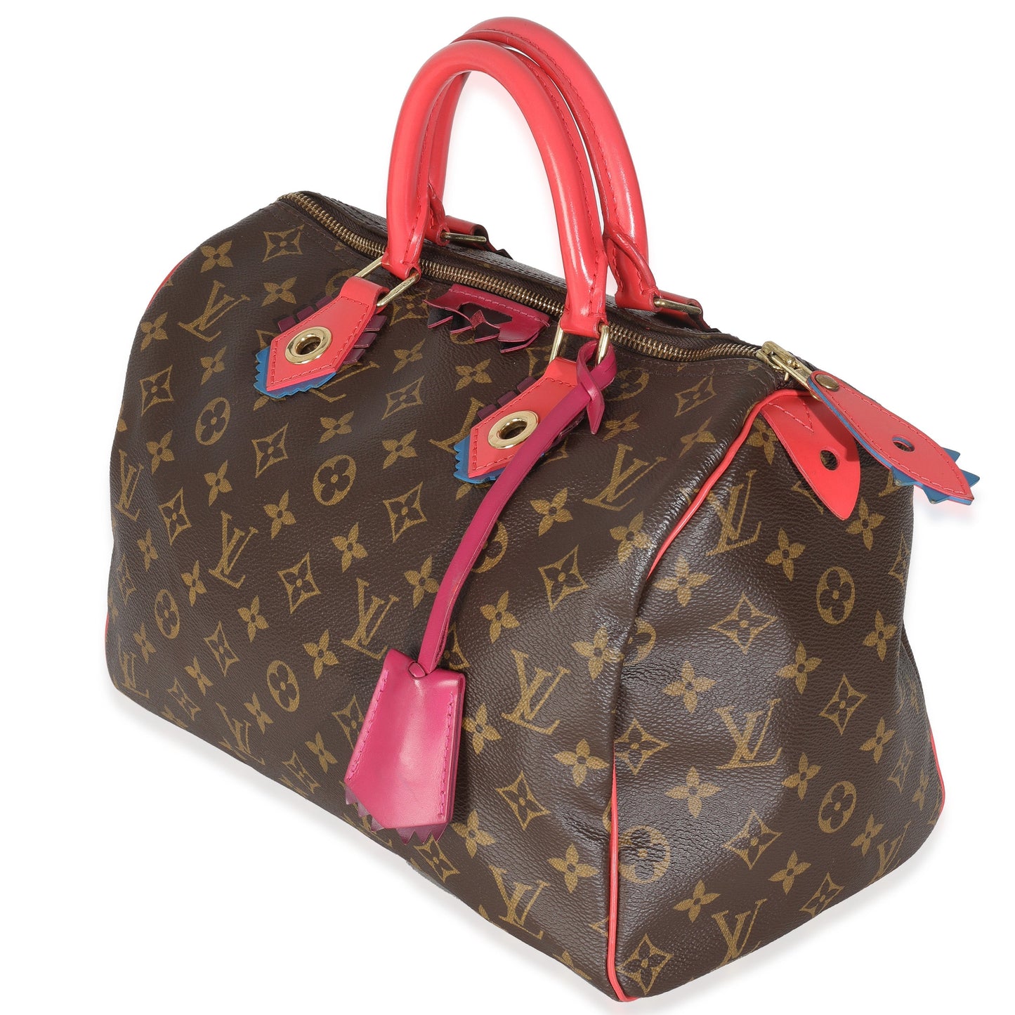 Louis Vuitton Flamingo Totem Speedy 30 Monogram Canvas Tote Bag